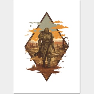 Enter the Wasteland - Diamond Frame - Post Apocalyptic Posters and Art